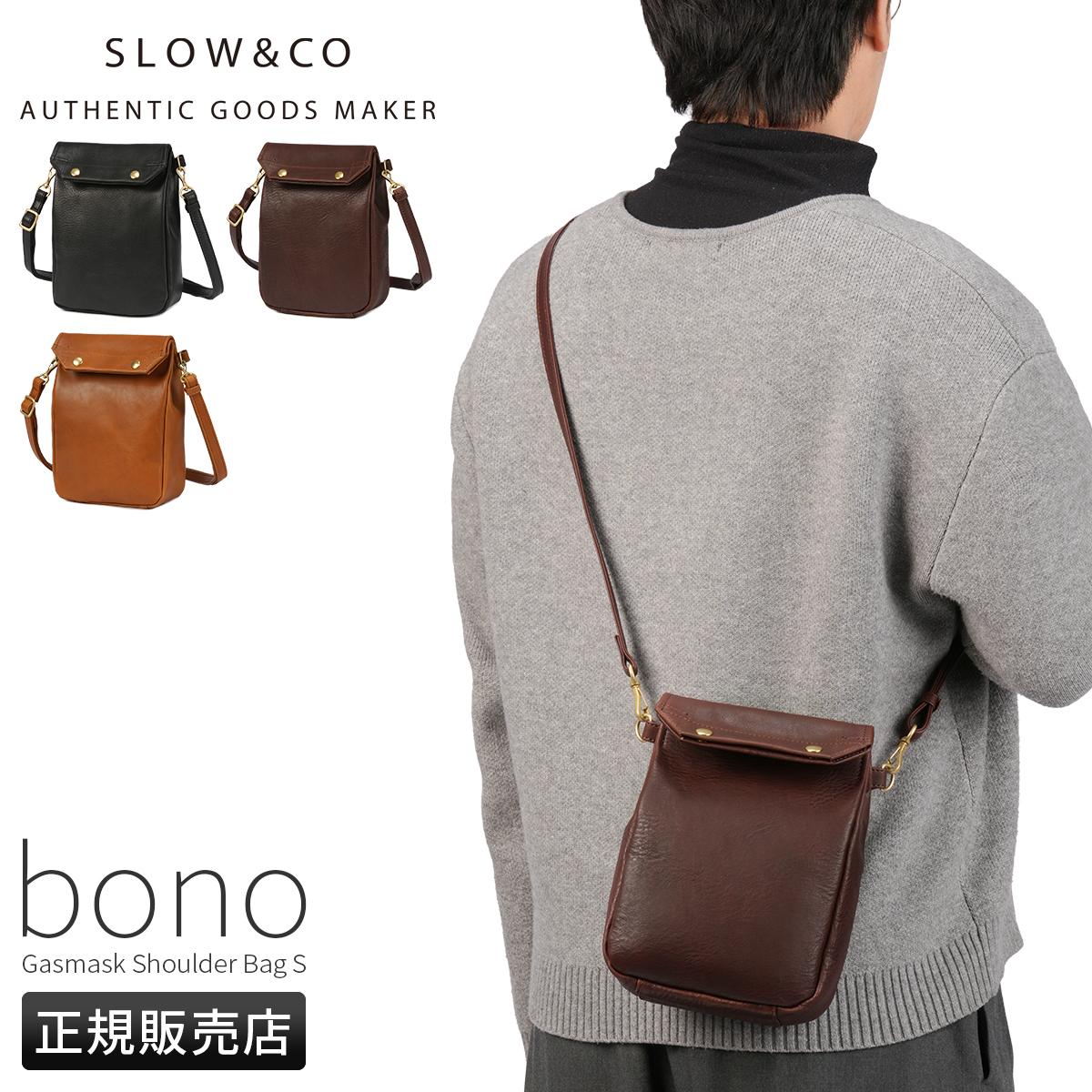 スロウ ボーノ ショルダーバッグ スナップ仕様 栃木レザー SLOW bono