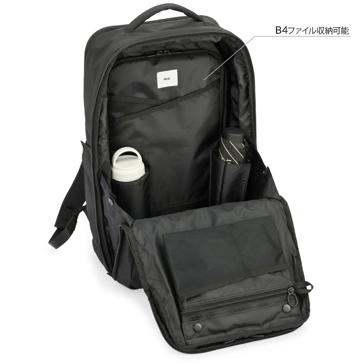 ジーンレーベル ネフィル ビジネスリュック B4 26L/32L 拡張 PC収納
