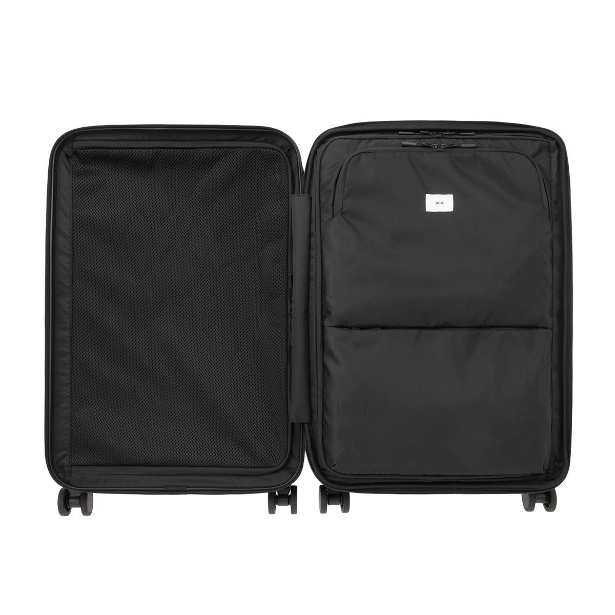 エース トルク スーツケース 63L 78L Mサイズ 拡張機能付き 前開き