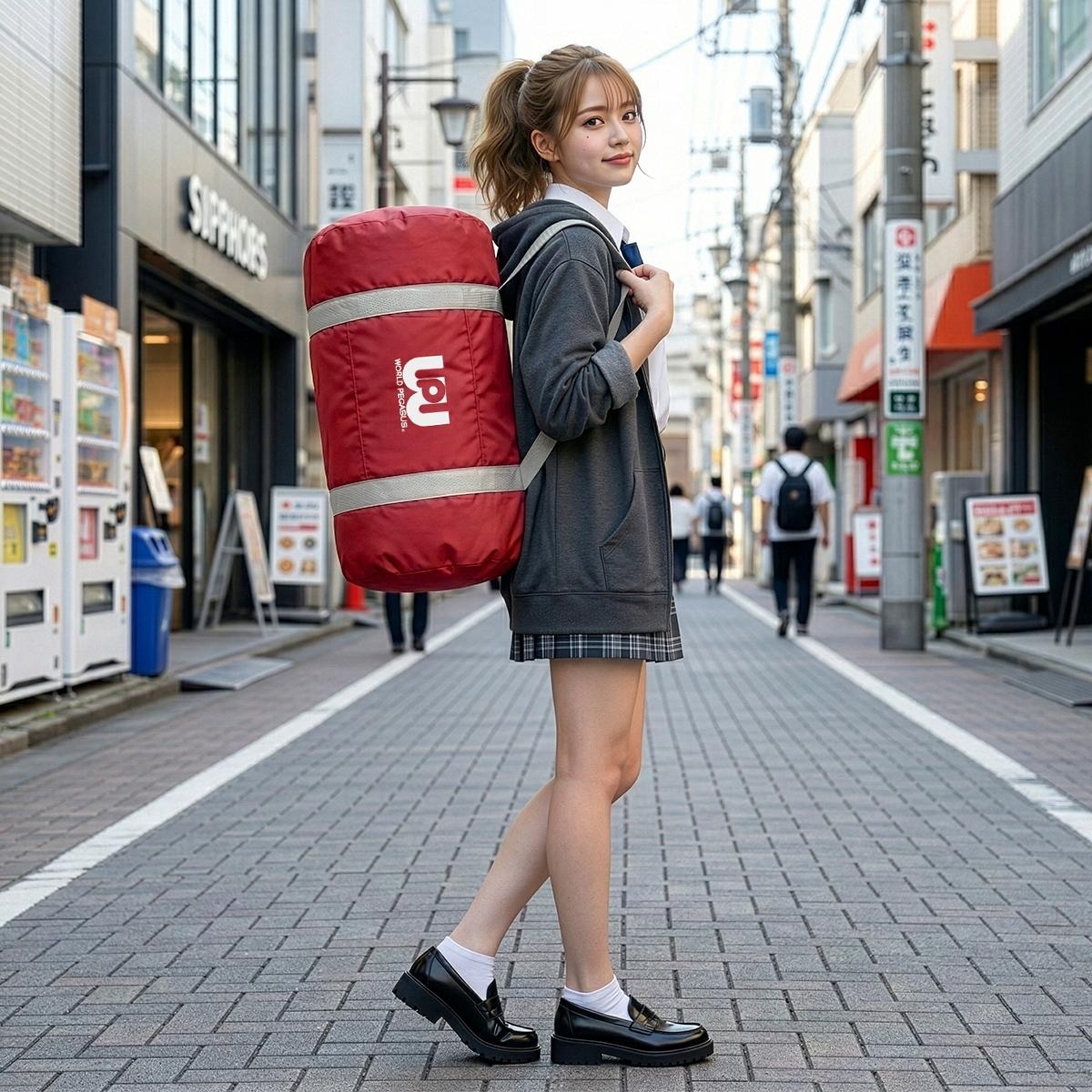 ワールドペガサス ボストンバッグ 35L ワッペ スクバ スクールバッグ