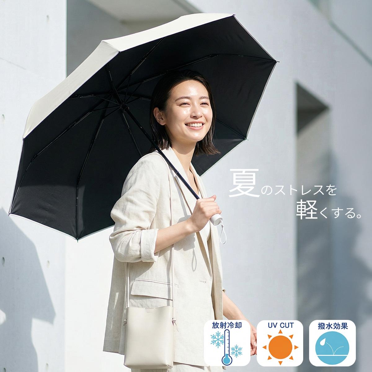 エスタ ラディクール 60cm 折りたたみ傘 晴雨兼用 日傘 遮熱 遮光 UV