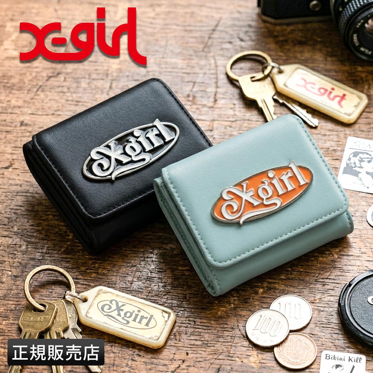 エックスガール ミニウォレット 三つ折り財布 X-girl 105261054004