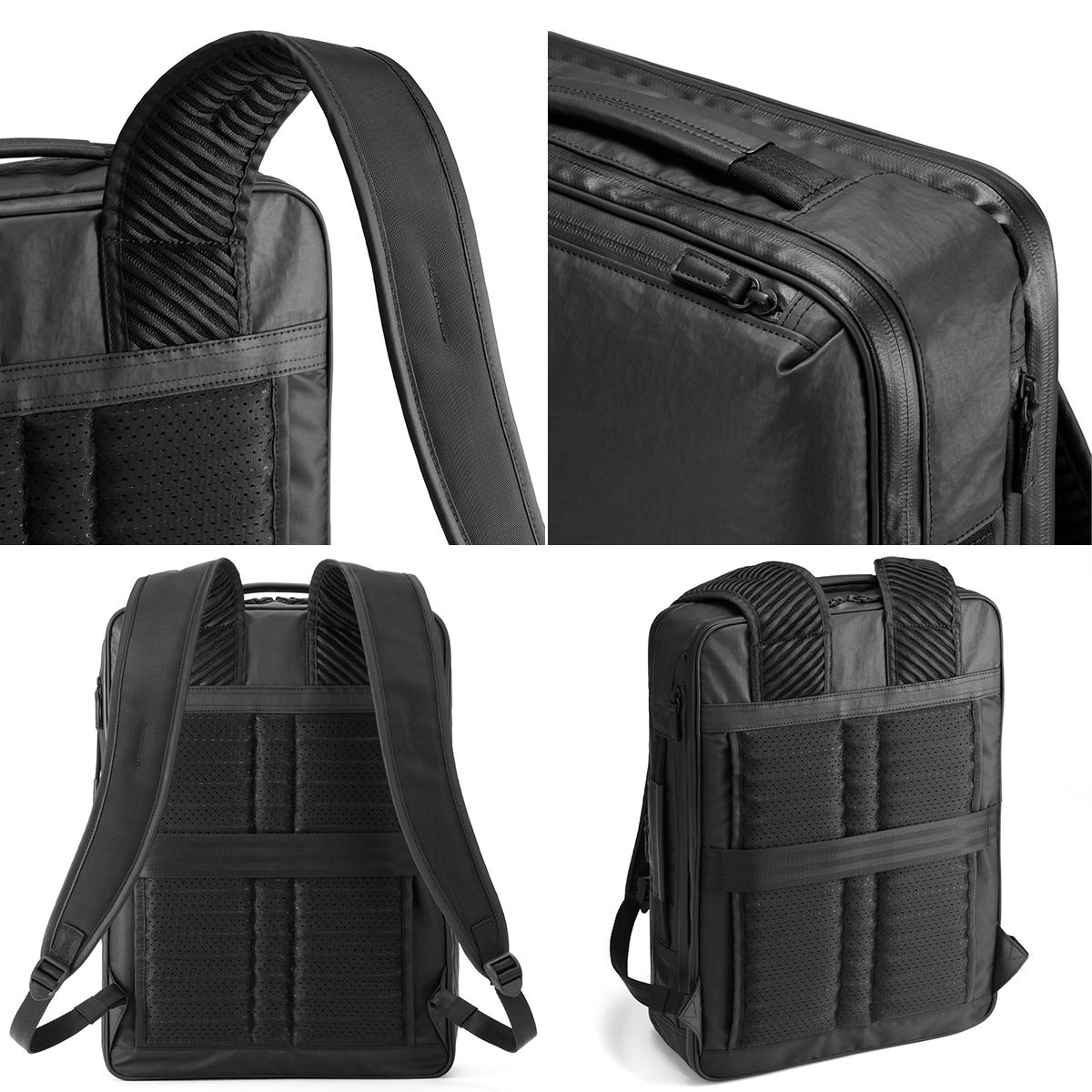 JUBET J.COMPE エアバッグ内蔵革ツナギ オーダー品 付属品あり エース ジーンレーベル ビジネスリュック メンズ撥水 2気室 PC収納 A4