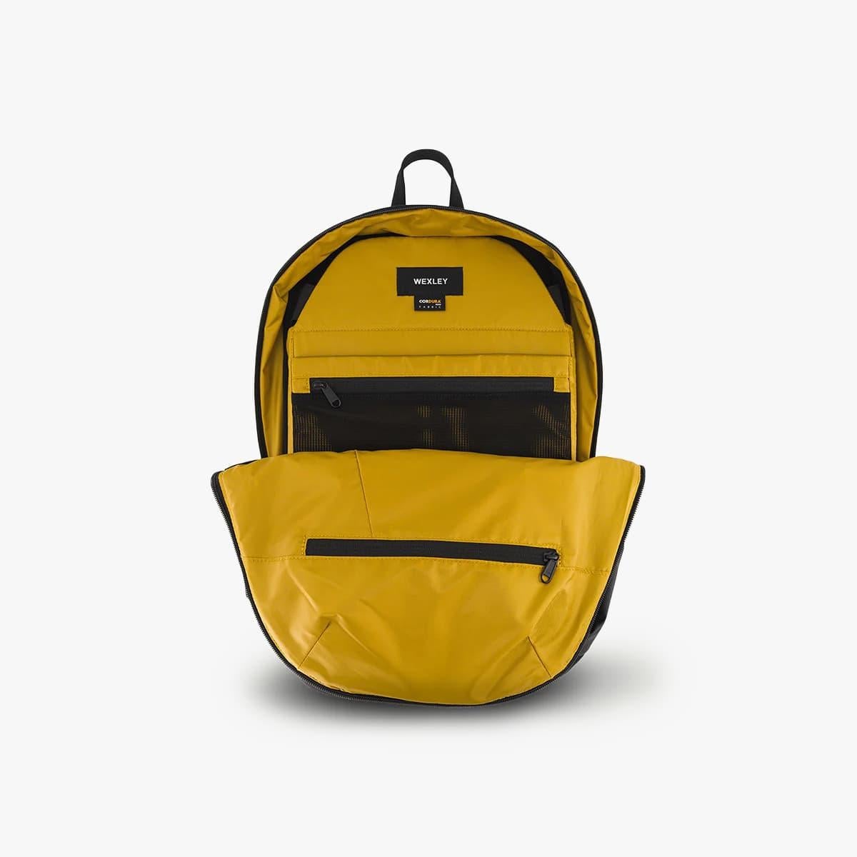 WEXLEY リュック・バックパック グレー/イエロー WEXLEY STEM バックパック リュック 20L B4 16インチPC ウェクスレイ