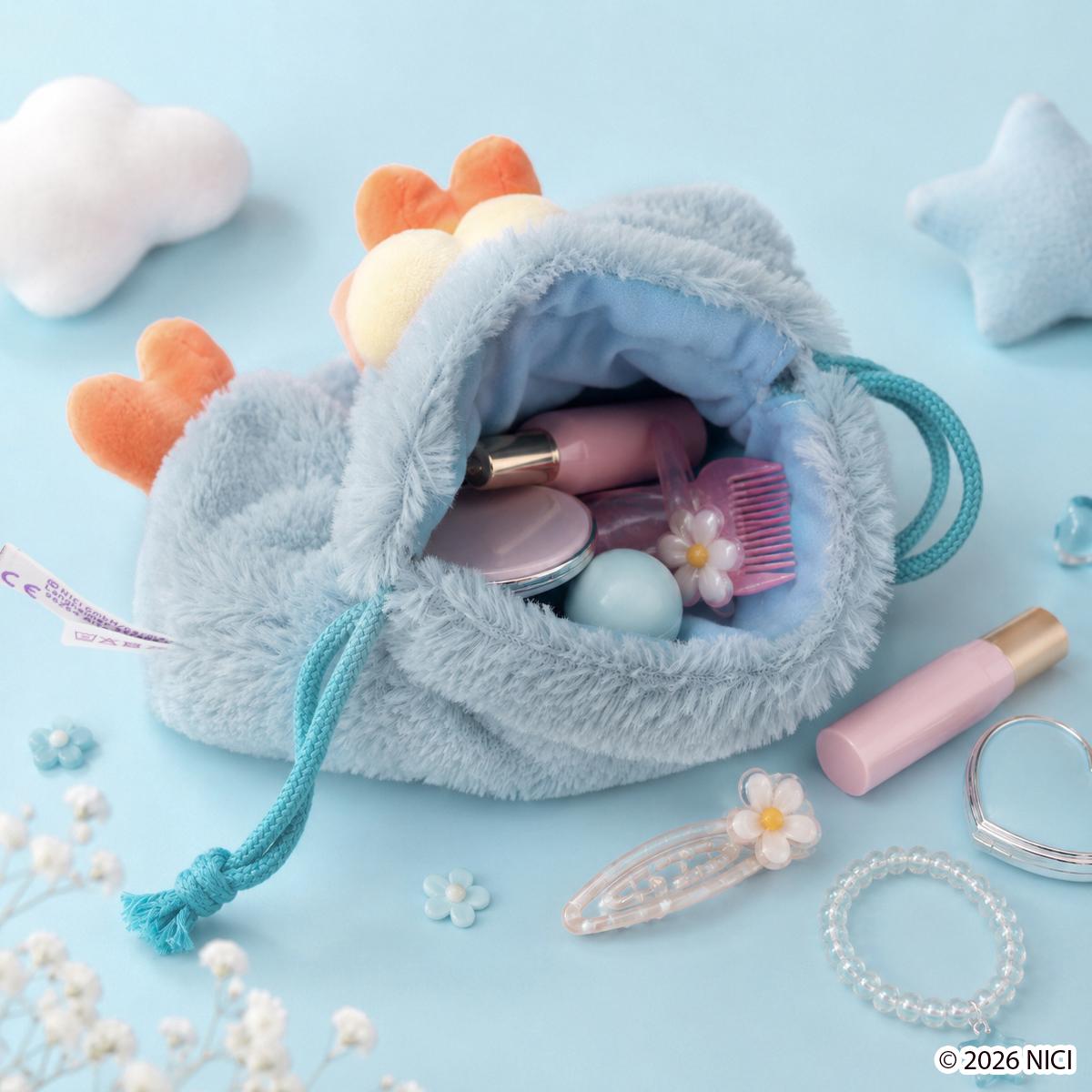 ニキ ハチドリ ポーチ NICI figurine face pouch / フィギュアフェイス
