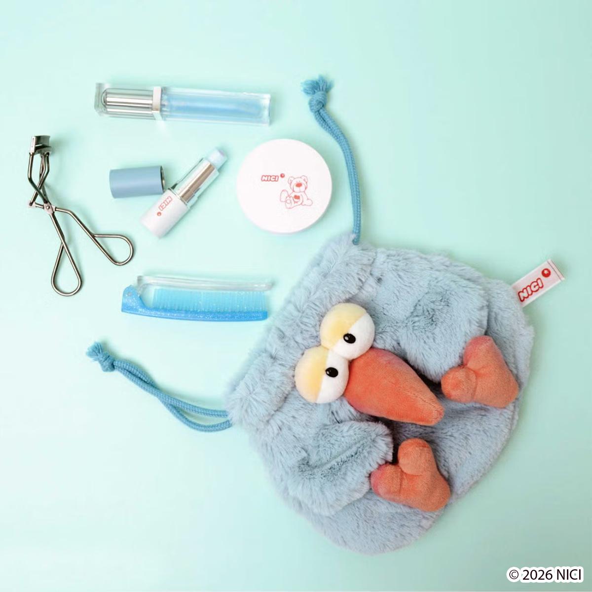 ニキ ハチドリ ポーチ NICI figurine face pouch / フィギュアフェイス