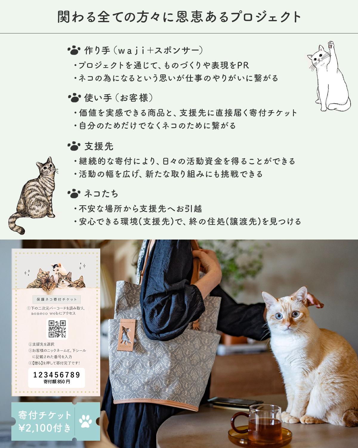 アオネコ トートバッグ aoneco an029｜ONLINE STORE by SELECTION