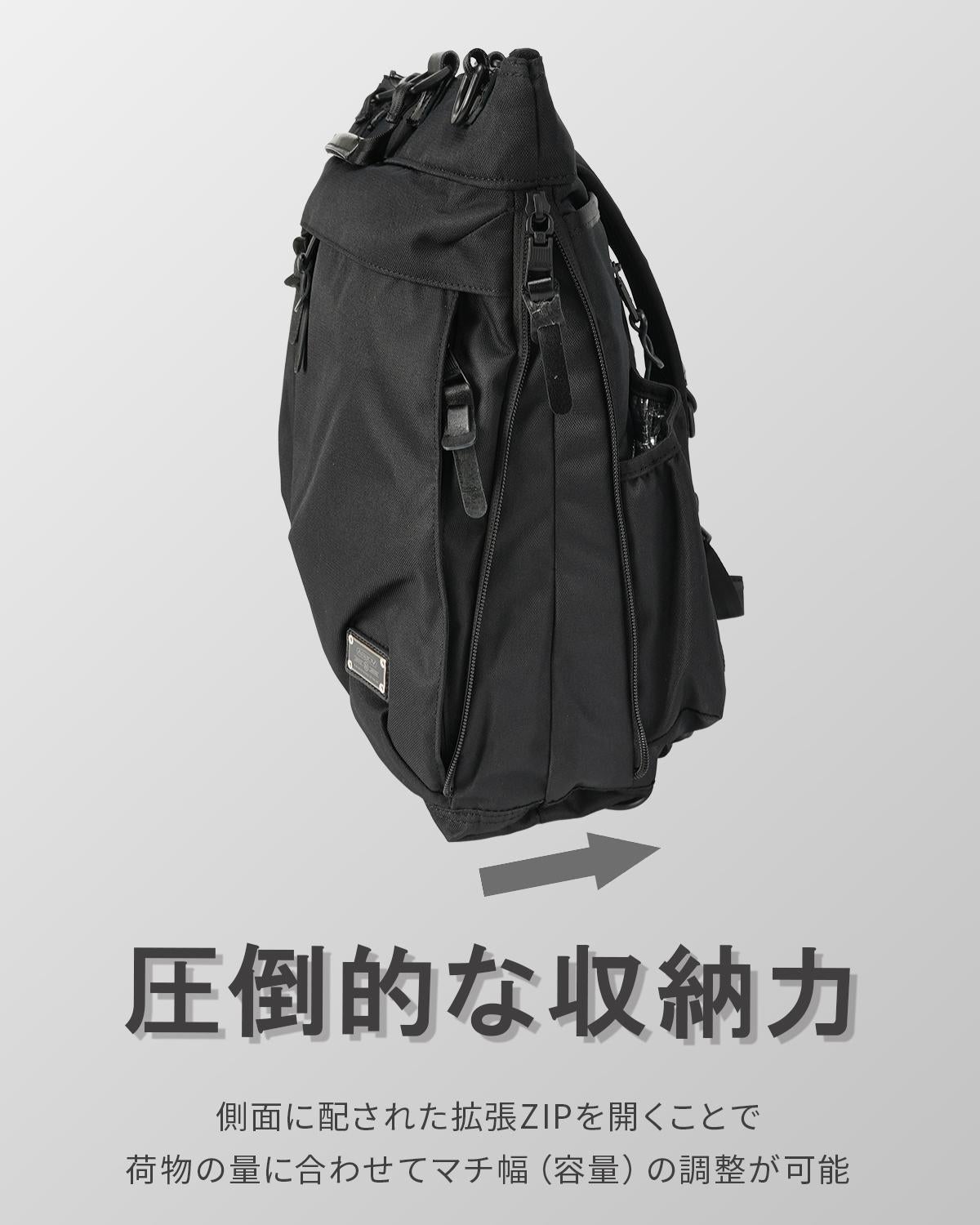 アッソブ コーデュラドビー ヘルメットバッグ 3WAY リュック トート