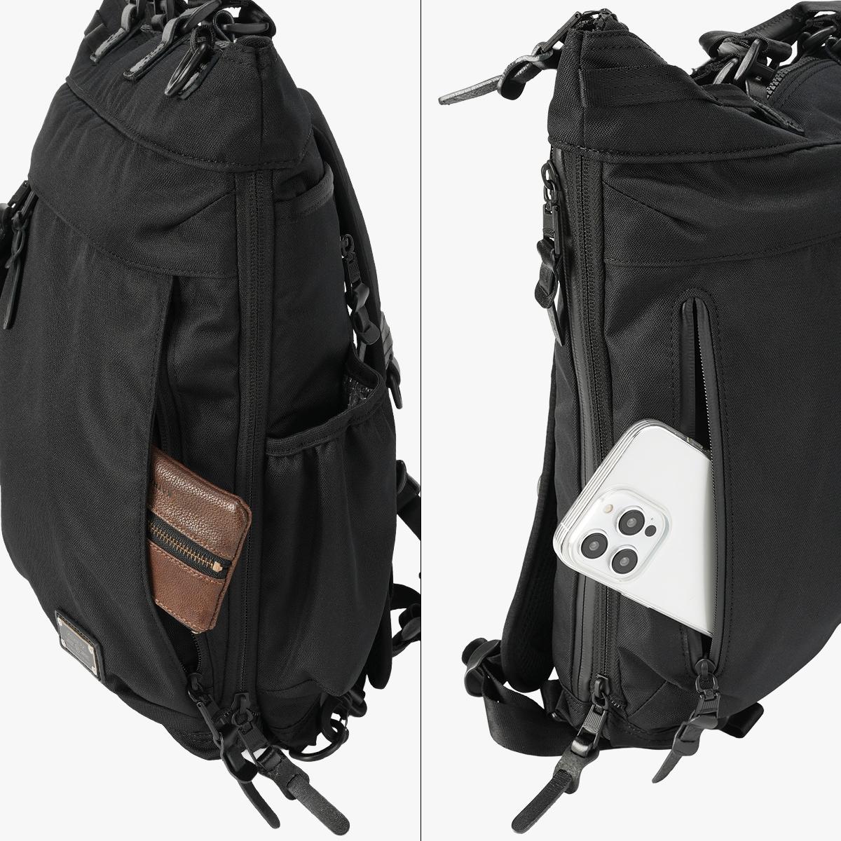 アッソブ コーデュラドビー ヘルメットバッグ 3WAY リュック トート