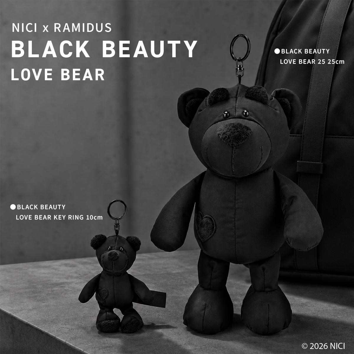 NICI × RAMIDUS ニキ × ラミダス ラブベア ぬいぐるみ キーホルダー