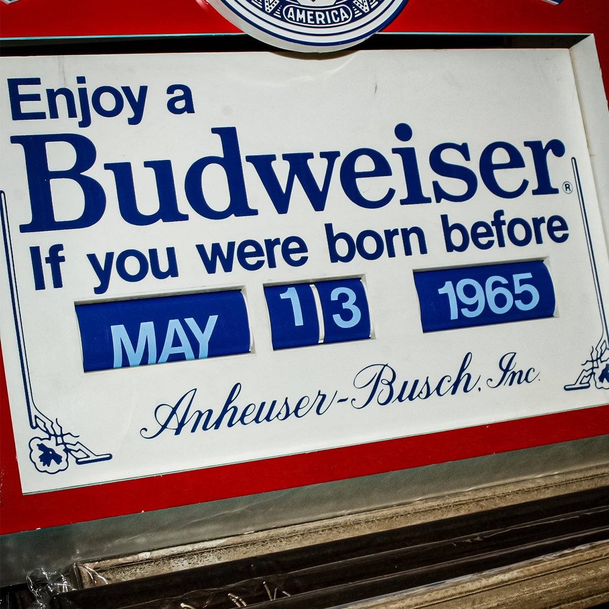 Budweiser バドワイザー バースデーカレンダー サインディスプレイ
