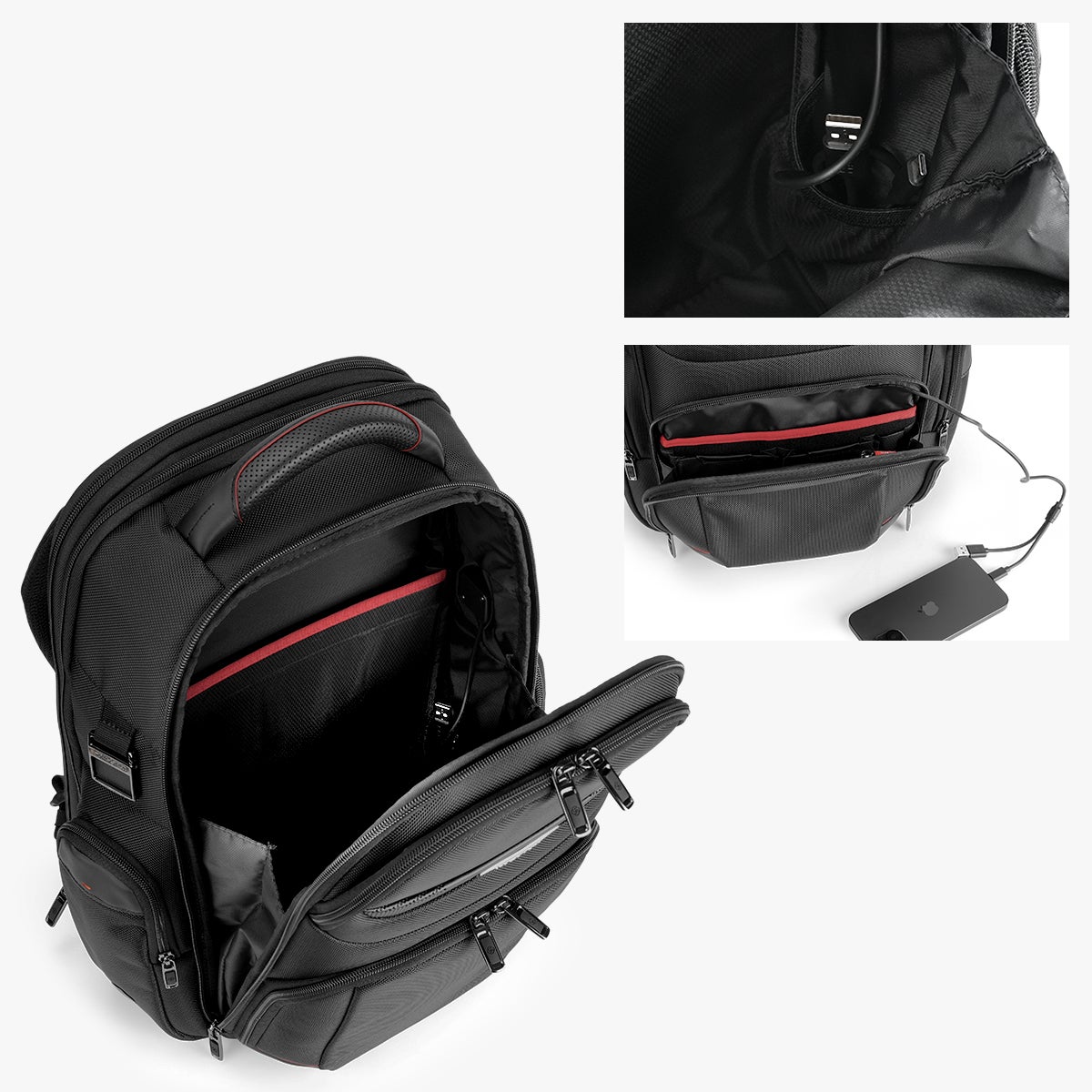 Samsonite PRO-DLX 6 ビジネスリュック ブラック サムソナイト プロデラックス6 バックパック ビジネスリュック メンズ
