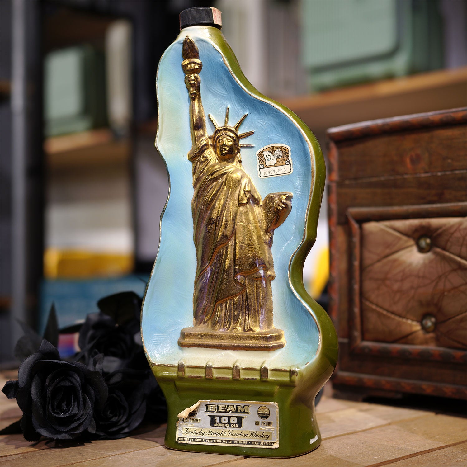 デキャンタ JIM BEAM ジムビーム ウイスキーボトル ニューヨーク