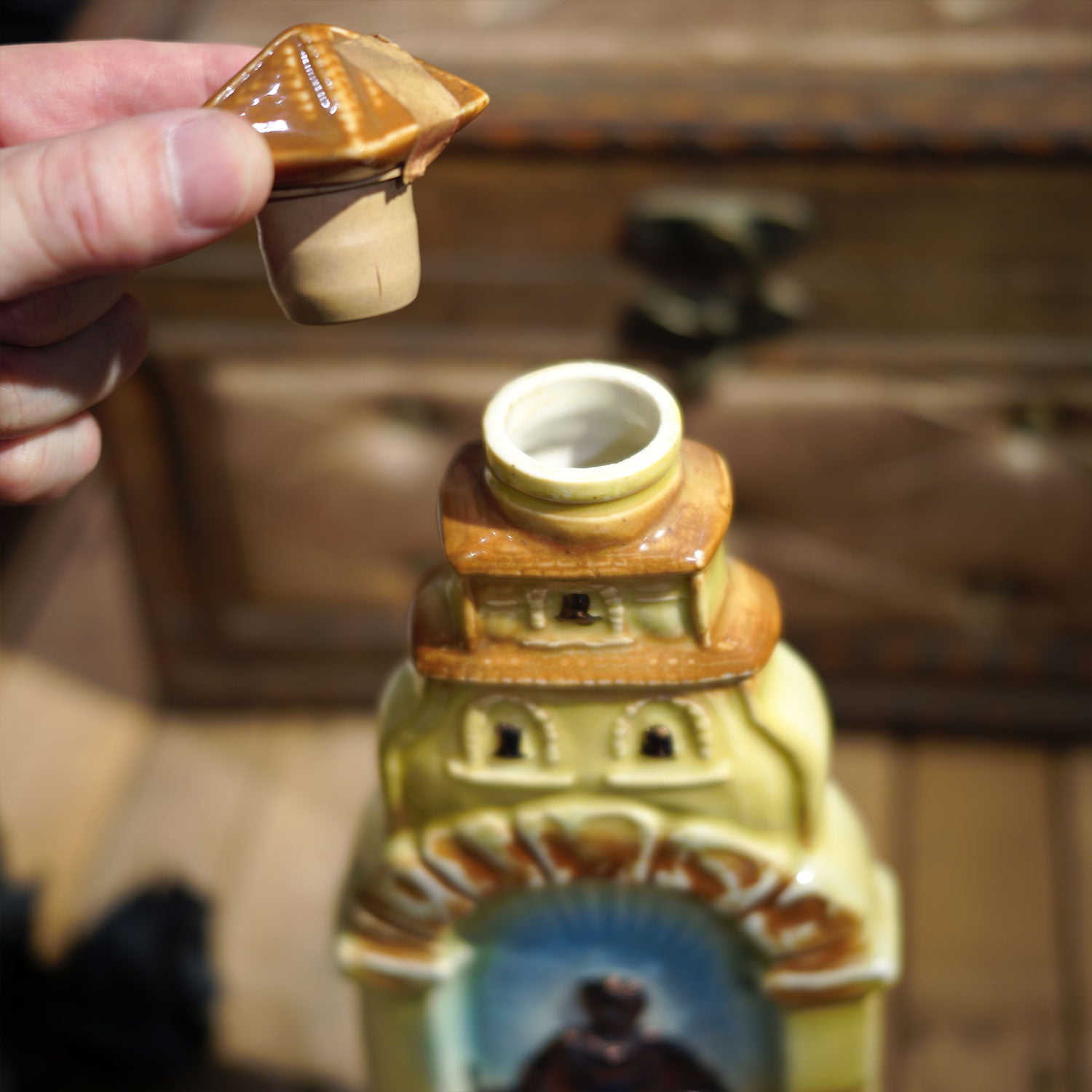 JIM BEAM ジムビーム ニワトリ 陶器 デキャンタ ヴィンテージ 空瓶 デキャンタ JIM BEAM ジムビーム ウイスキーボトル カリフォルニア