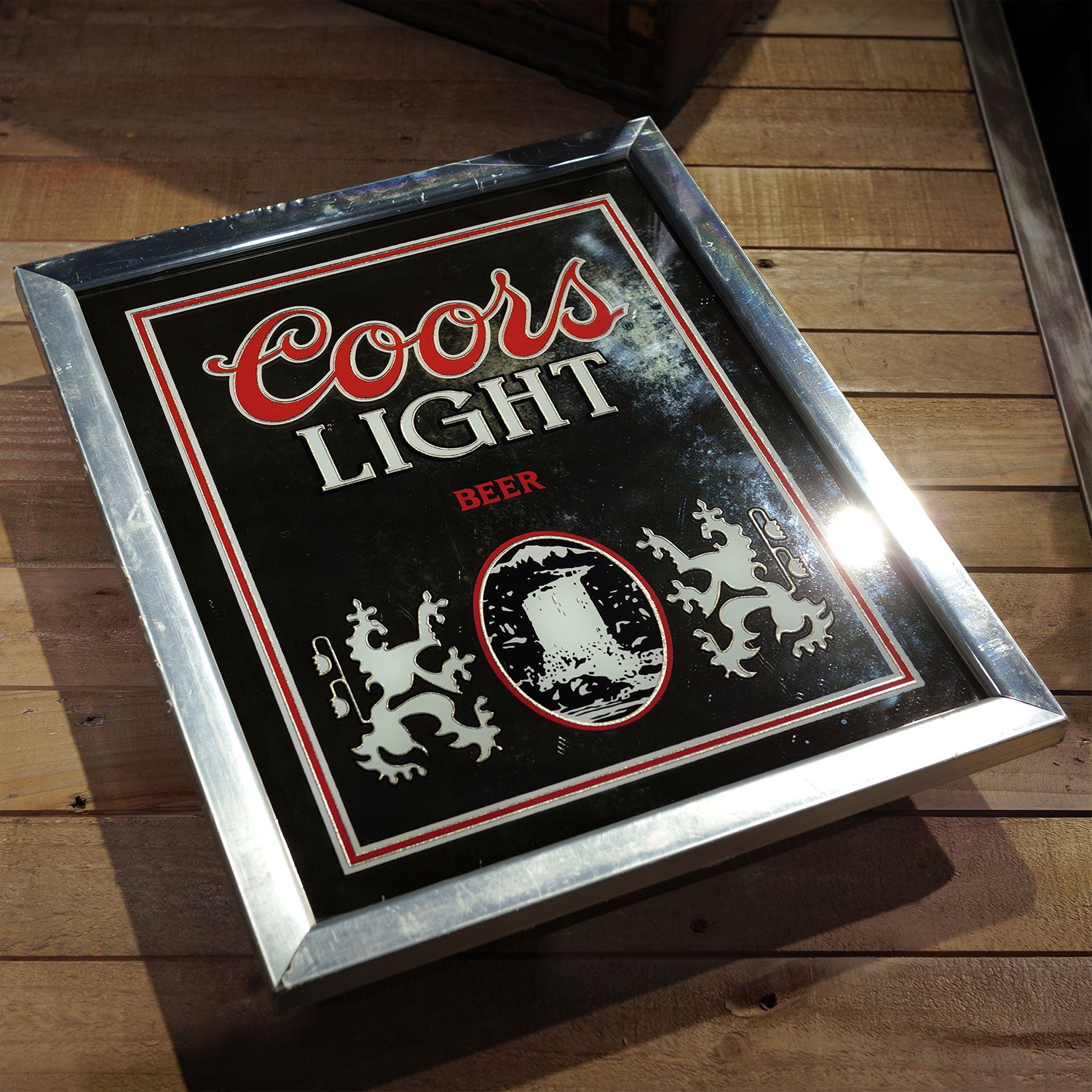 パブミラー Coors LIGHT クアーズ ライト BEER ビール PUBMIRROR 1983
