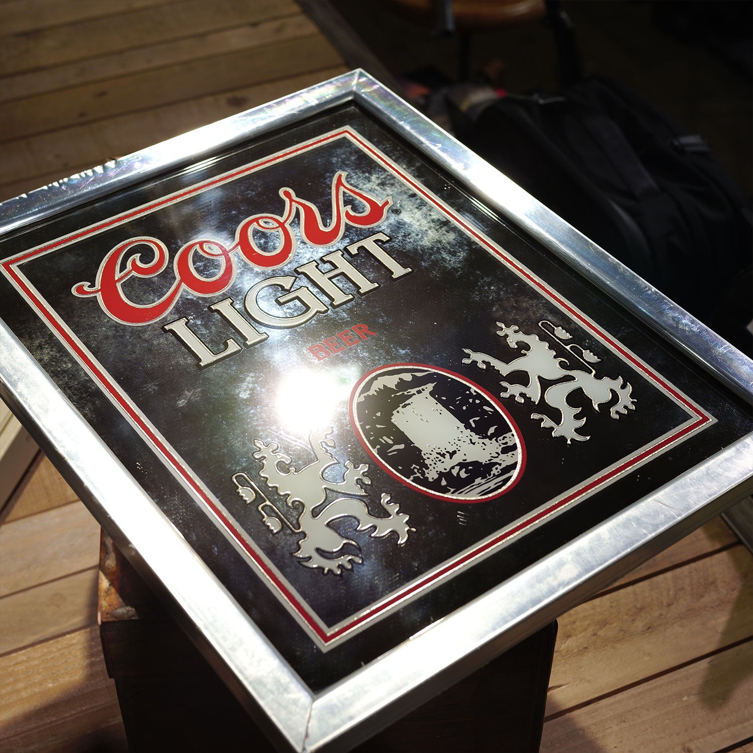 パブミラー Coors LIGHT クアーズ ライト BEER ビール PUBMIRROR 1983