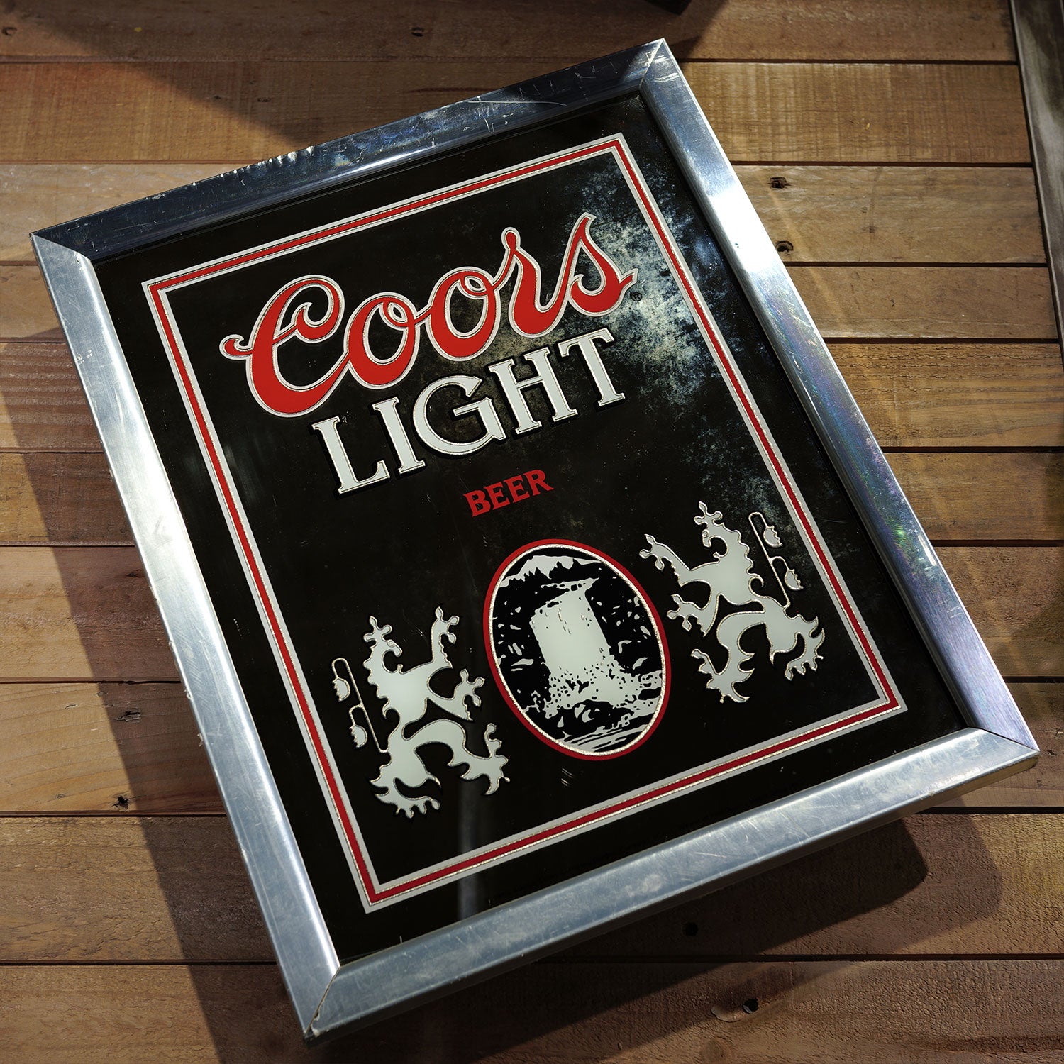 パブミラー Coors LIGHT クアーズ ライト BEER ビール PUBMIRROR 1983