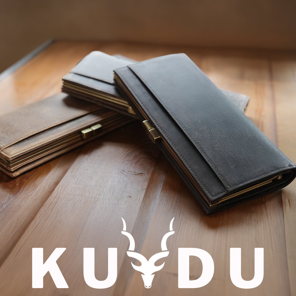 新商品/井野屋/スロウ/kudu/kudu-clasp long wallet/長財布/がま口