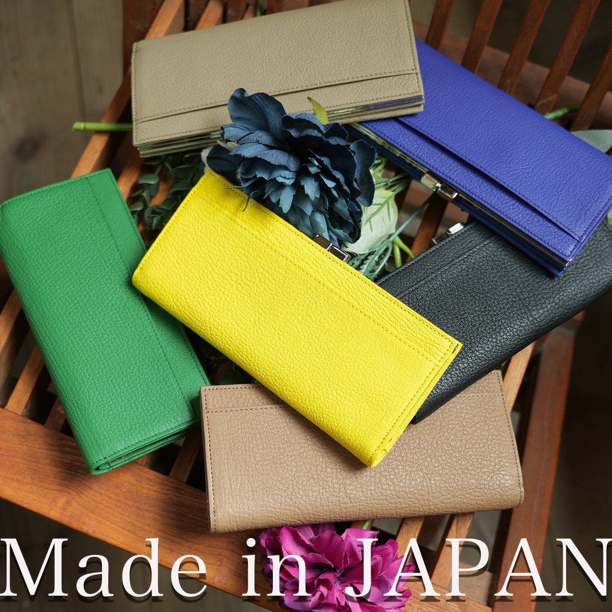 新商品/井野屋/スロウ/goat/goat-clasp long wallet/長財布/がま口
