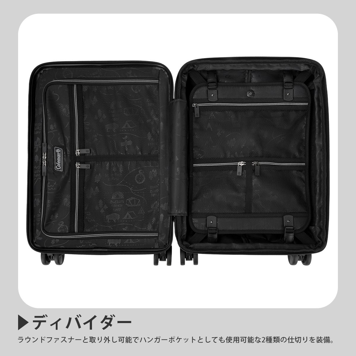 コールマン スーツケース Sサイズ 機内持ち込み 38L/46L 軽量 拡張機能